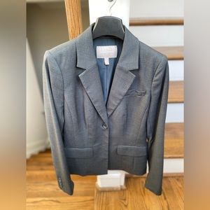 Ann Taylor heathered gray pantsuit